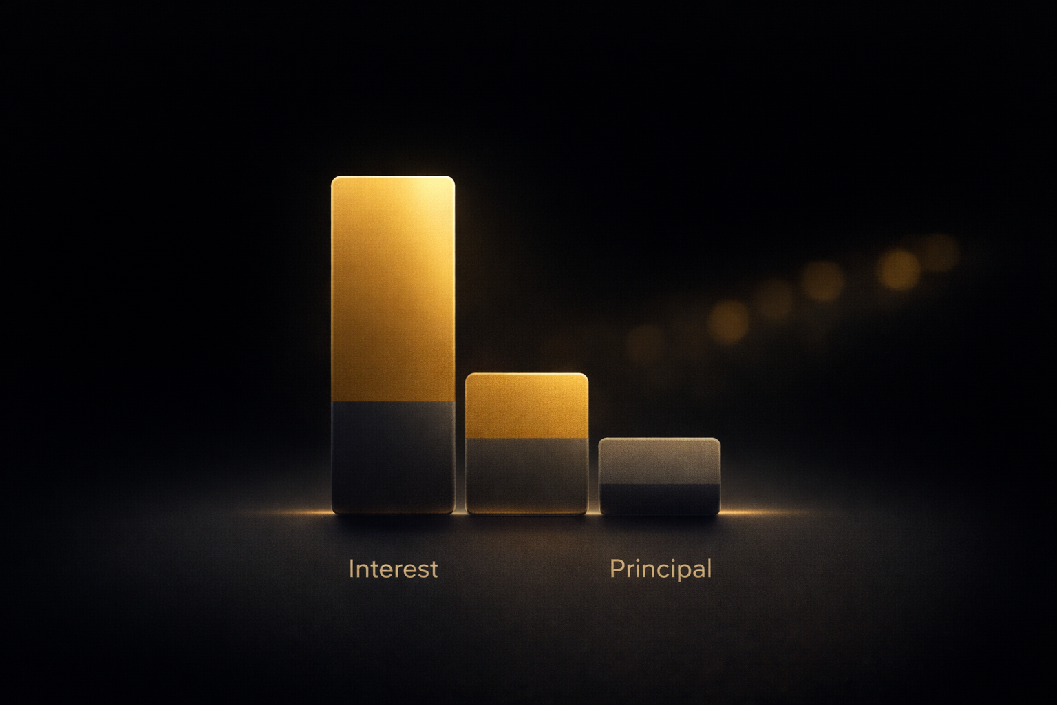 Mortgage interest vs principal visual
